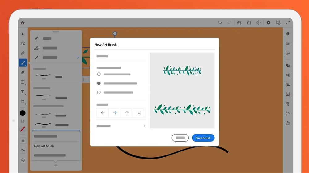 【新聞圖片6】用戶現可依照不同設計風格創造藝術或書法筆觸，並將其套用至作品中。