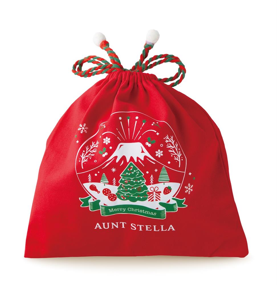 06 Aunt Stella 詩特莉「聖誕富士山束口袋」