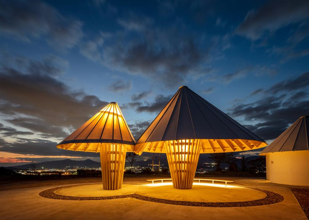 １隈研吾誓言之丘富士山涼亭4