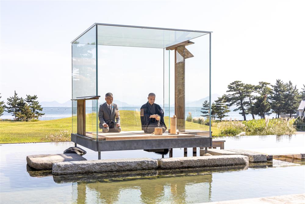 安藤忠雄與杉本博司在直島的新藝廊