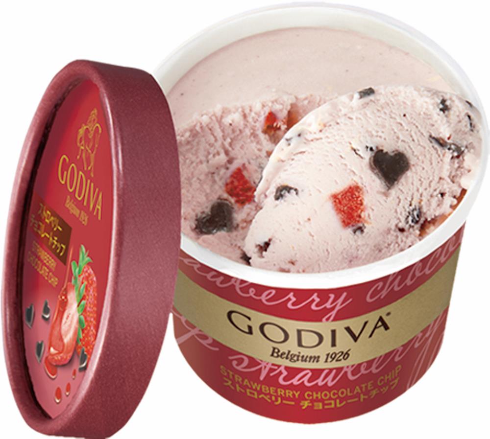 黑巧克力碎草莓冰淇淋 NT$160  