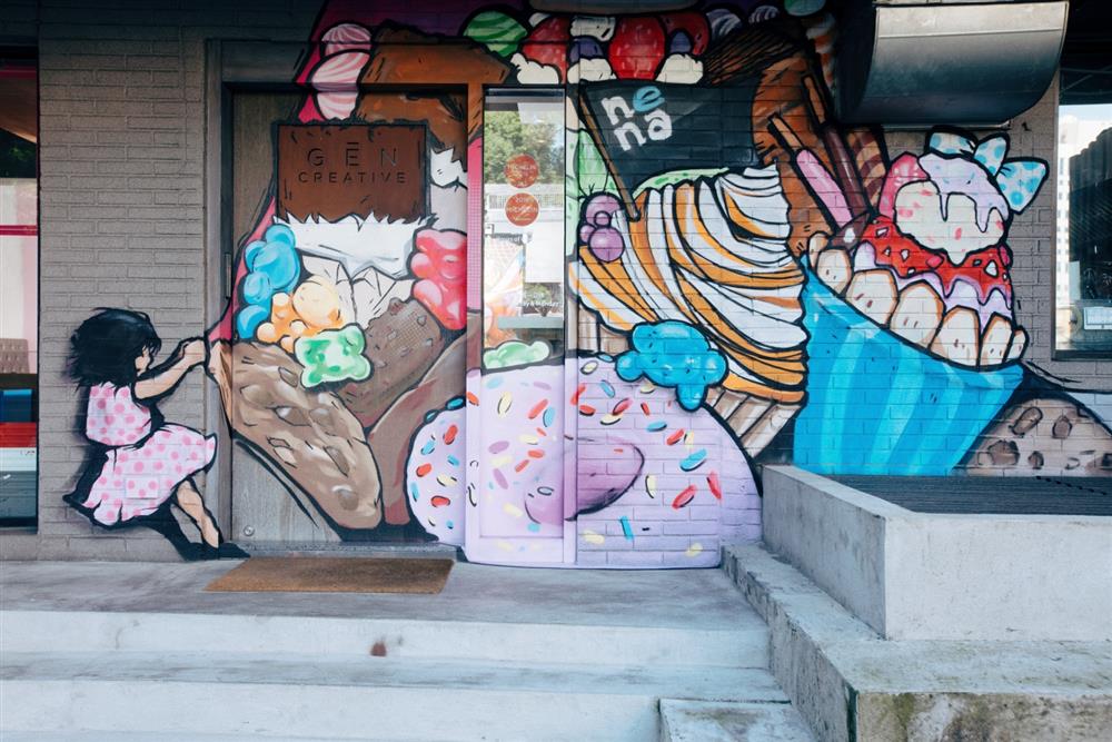 2021GĒN CREATIVE俏皮化身— nena Sweets Shop繽紛詮釋美式療癒甜點_門店照1 2021GĒN CREATIVE俏皮化身— nena Sweets Shop繽紛詮釋美式療癒甜點_門店照1