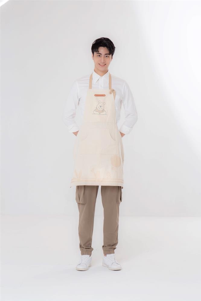 小熊維尼皮革logo圍裙2