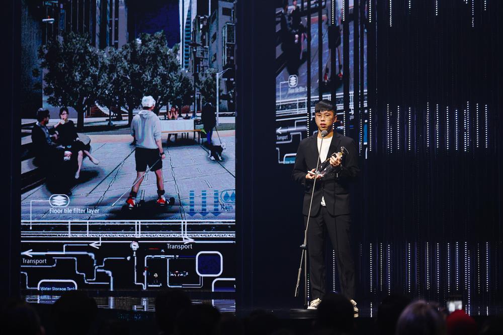 台灣作品「都市雨水膜系統」榮獲金點概念設計獎「遠雄特別獎」，將可獲得新台幣20萬元獎金。