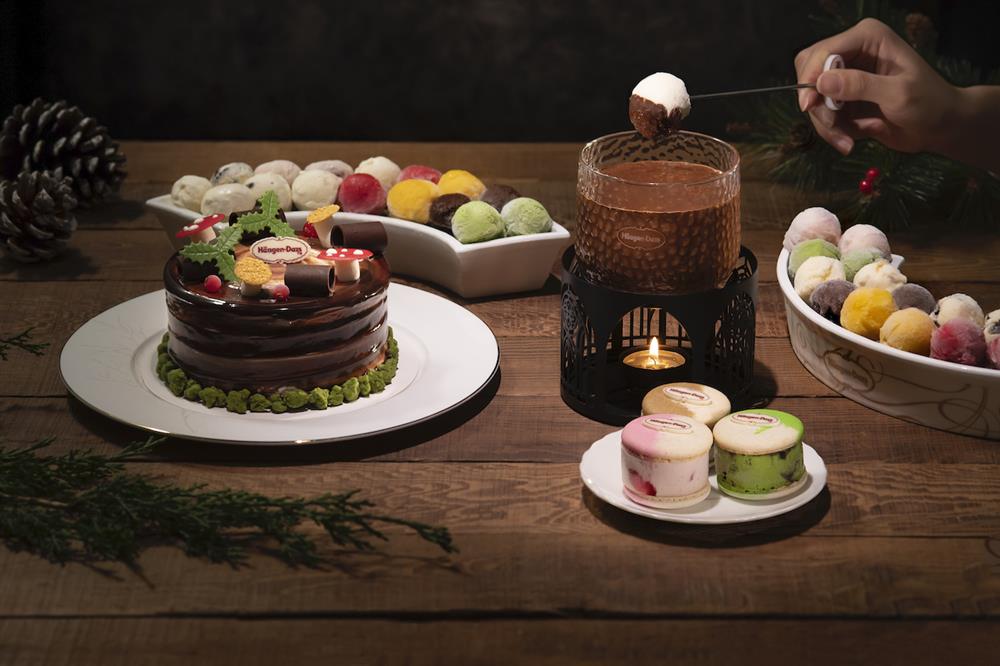 【新聞圖片6】「冰淇淋火鍋」、「魔幻森林」蛋糕、「Twist馬卡龍冰淇淋禮盒」增添歲末歡聚驚喜