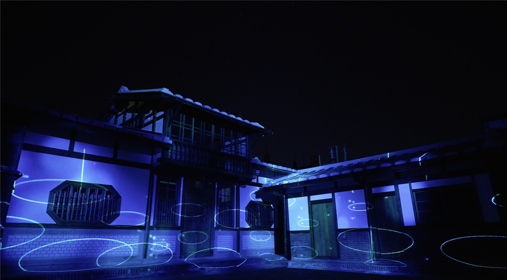 三生書院(蔡和泉故居)光雕投影照片-第四幕-春風化雨1