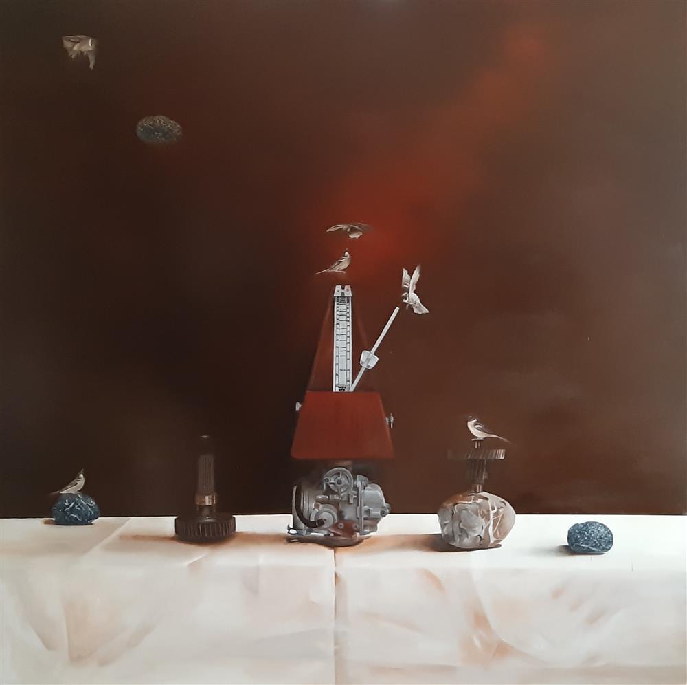 機械式介入 III-120x120 cm-2020