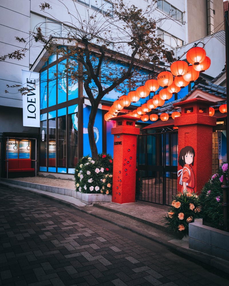 2022LOEWE x 《神隱少女》原宿快閃店0
