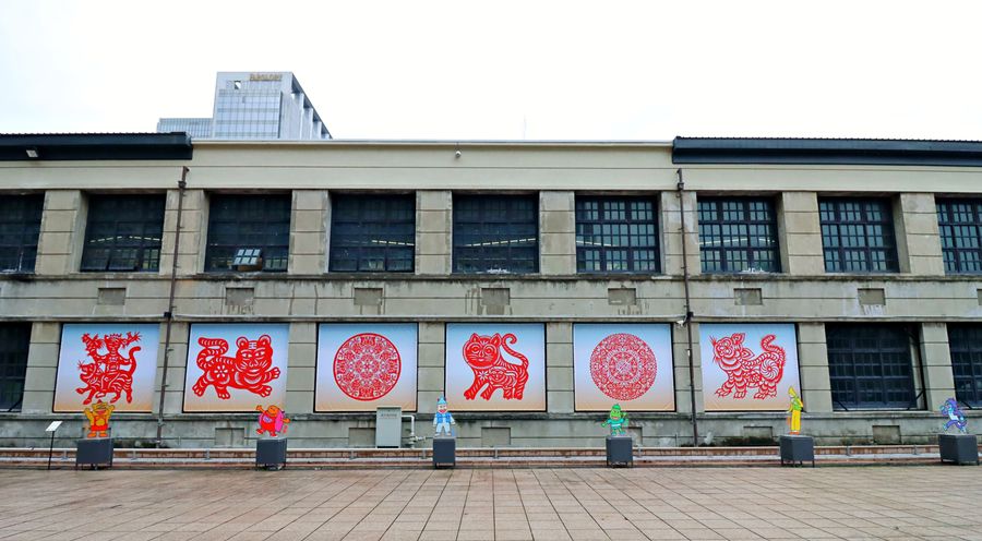 14. 「虎虎哈嘻．大過虎年」共分為7個展區分布在園區各處，每件展品都有其代表的祝福意義。