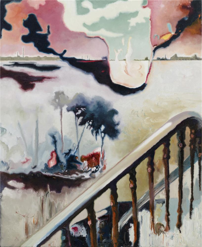 12_郭弘坤_我在這_油彩畫布_110×90cm_2021 12_郭弘坤_我在這_油彩畫布_110×90cm_2021