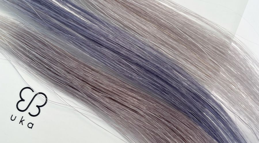 護色效果實測_(下)使用uka密集護色洗髮露7日+(中)染後未洗+(上)使用市售他牌洗髮露7日