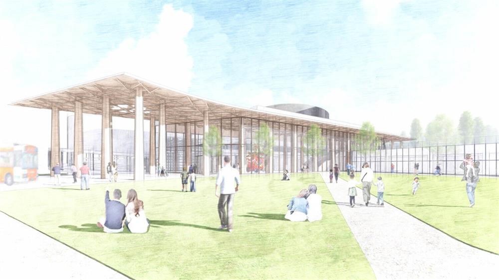 坂茂操刀的日本愛知縣「豊田市博物館」