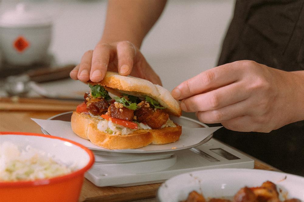 招牌豬五花漢堡2