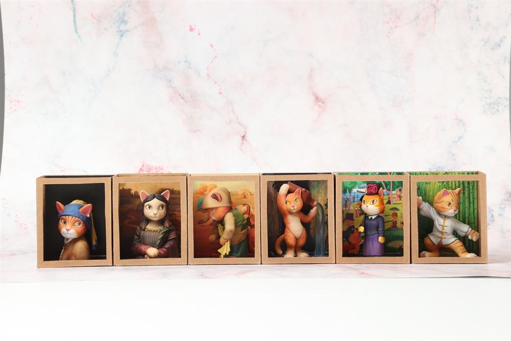 於你的桌上貓美術館公仔