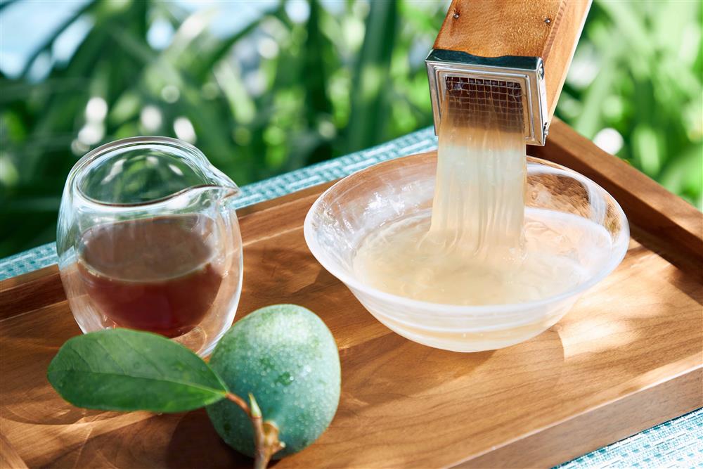 【虹夕諾雅 谷關 HOSHINOYA Guguan】沁心手洗愛玉「心太」愛玉特寫・Handmade Aiyu Tokoroten