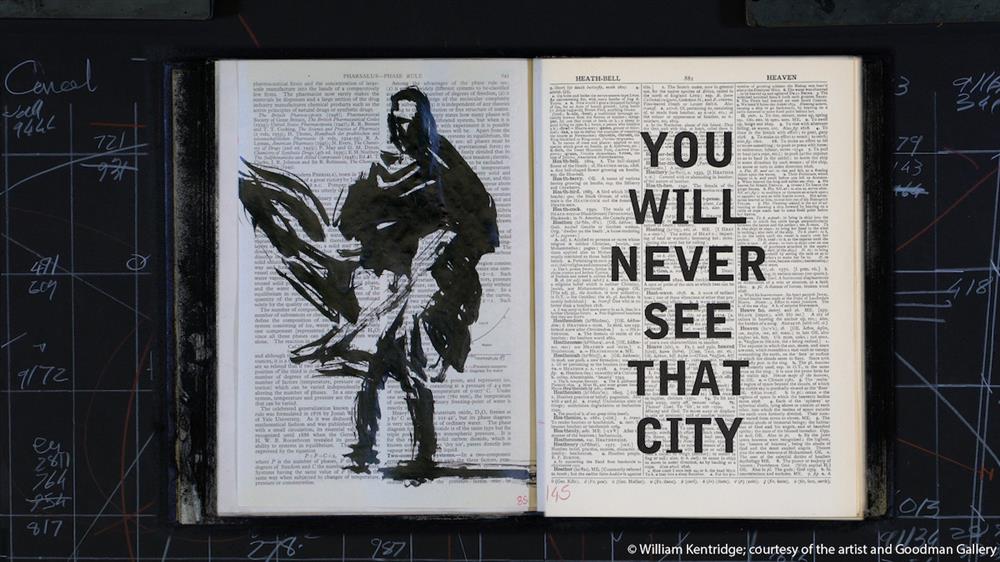 5_翻書系列《女先知》(Sibyl, 2020)© William Kentridge_ courtesy of the artist and Goodman Gallery  5_翻書系列《女先知》(Sibyl, 2020)© William Kentridge_ courtesy of the artist and Goodman Gallery