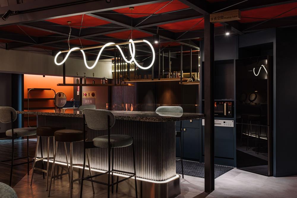 小檔台中悅樂旅店B2公共空間-享食空間