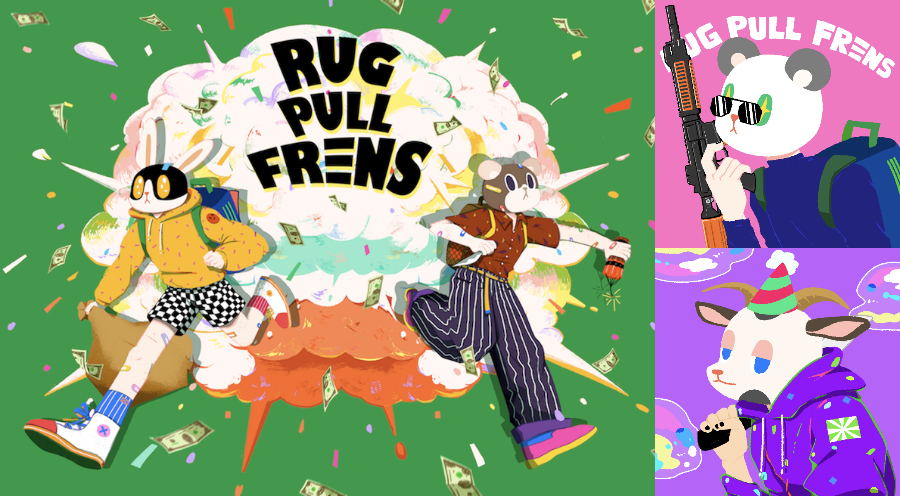 「Rug Pull Frens」暗黑療癒系的社群王國!共創全台第一個為頭像寫故事的NFT 「Rug Pull Frens」暗黑療癒系的社群王國!共創全台第一個為頭像寫故事的NFT