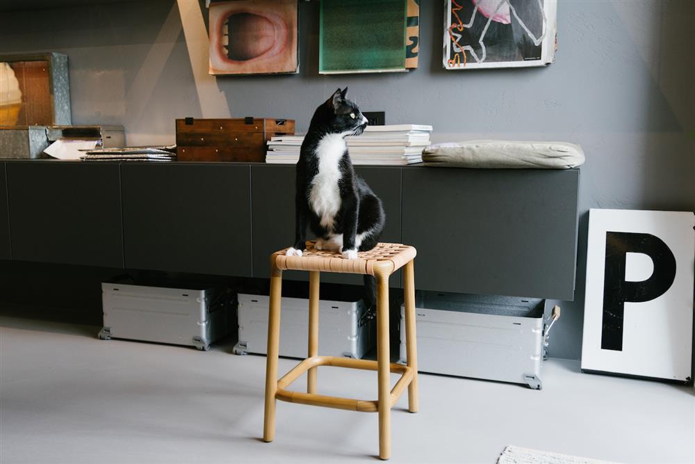 OOO 梣木凳淺蜂蜜色義大利天然牛皮 04