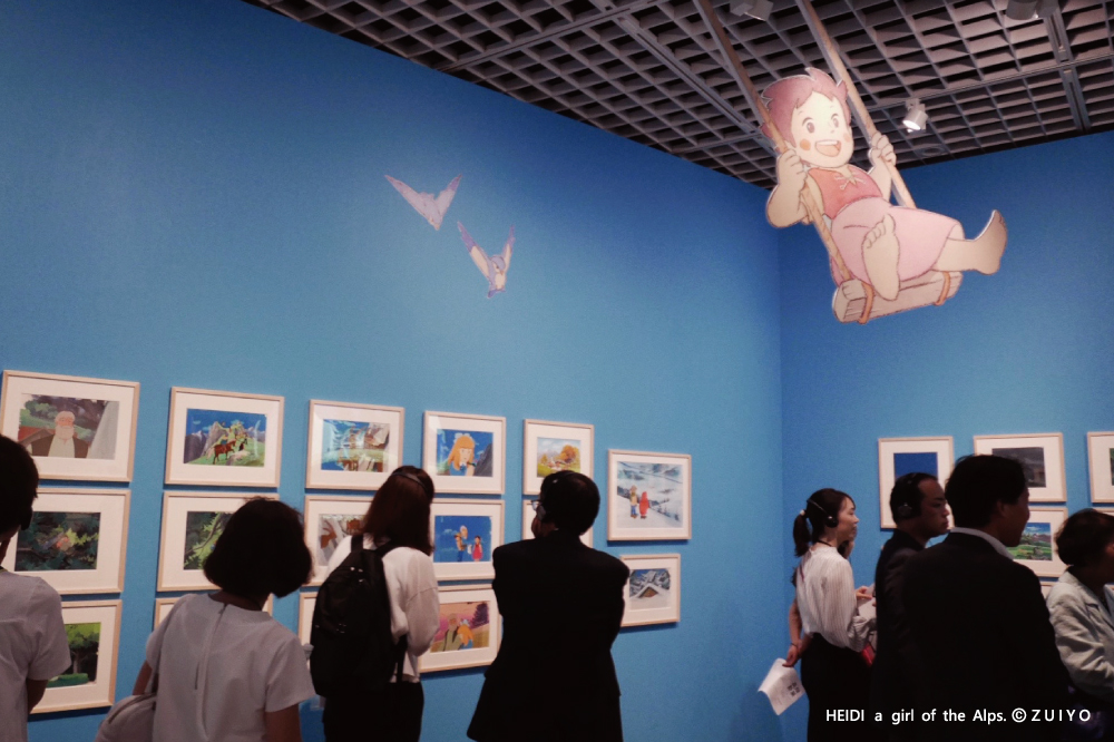 圖片來源：聯合數位文創提供。展區介紹(日本現場) HEIDI  a  girl  of   the   Alps. © Z U I Y O