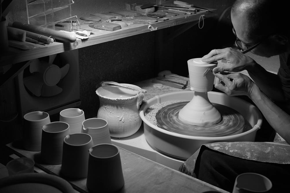 創作中的大谷哲也01 創作中的大谷哲也01