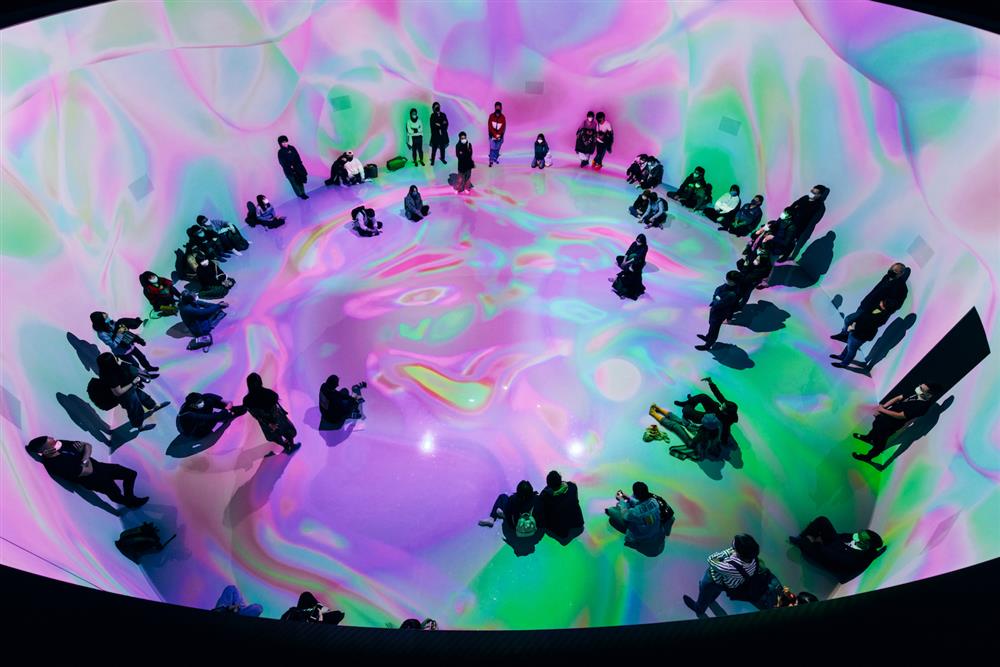 田所淳，和諧複變 (2022年版本)，超維度互動提供，蔡耀徵攝影