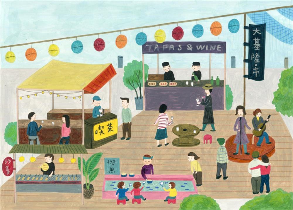 小檔左腦創意與市集策展人米力、食材達人徐仲共同策劃,取材在地歷史與食材打造基隆首場同名市集。 小檔左腦創意與市集策展人米力、食材達人徐仲共同策劃,取材在地歷史與食材打造基隆首場同名市集。