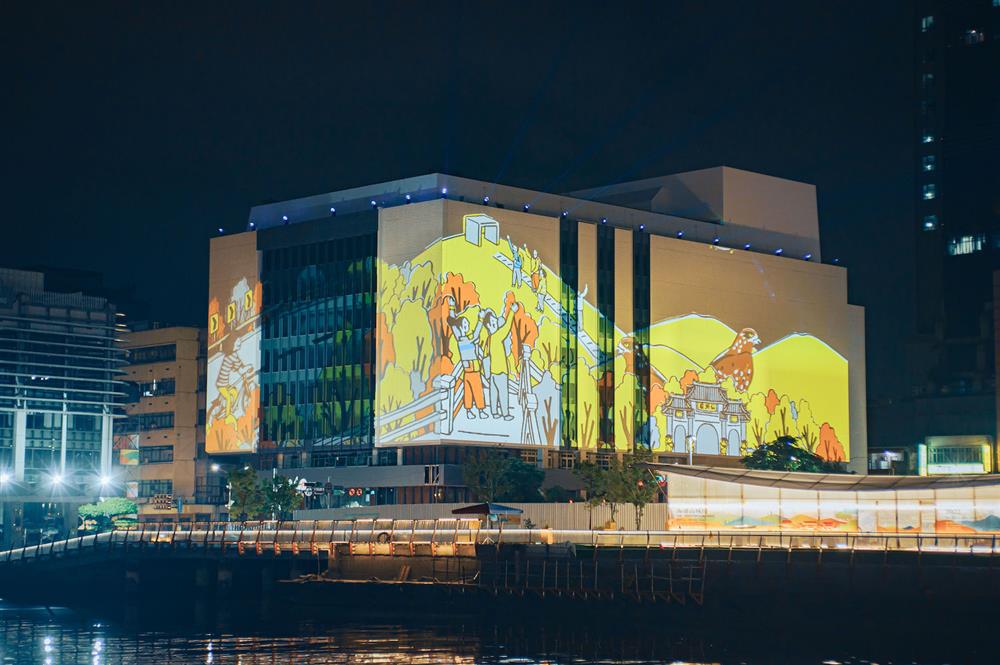 《山海洄游》邀請知名插畫家 Croter 運用充滿童趣的視角 ，構築起人與海洋和諧生活的理想藍圖