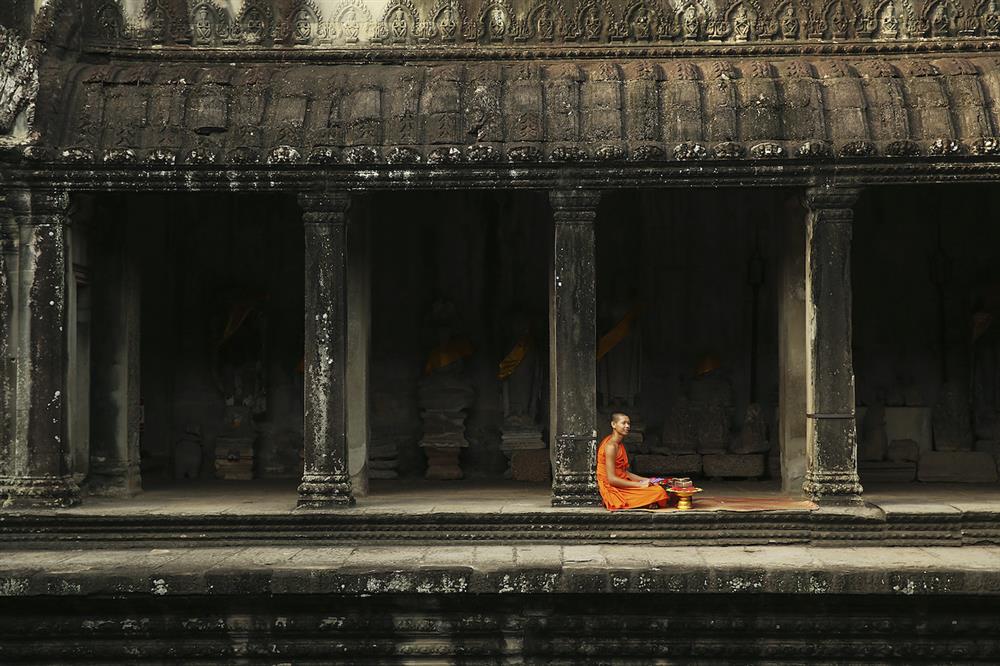 Amansara, Cambodia - Activities, Angkor Wat - Novice Monk_High Res_15516 Amansara, Cambodia - Activities, Angkor Wat - Novice Monk_High Res_15516