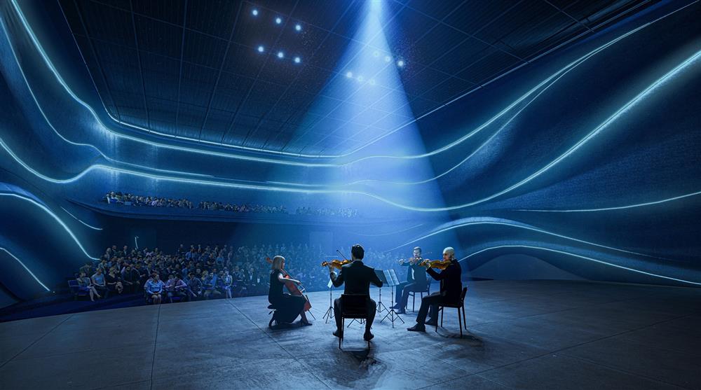 小檔4_ZHA_Jinghe New City Culture & Art Centre_render by ATCHAIN 小檔4_ZHA_Jinghe New City Culture & Art Centre_render by ATCHAIN