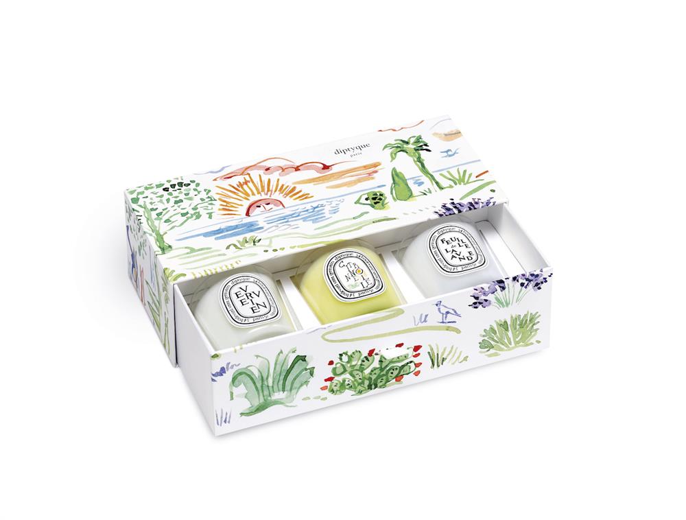 diptyque 2022限量夏季香氛蠟燭禮盒 70g3 NT$3,600_單品圖02 diptyque 2022限量夏季香氛蠟燭禮盒 70g3 NT$3,600_單品圖02