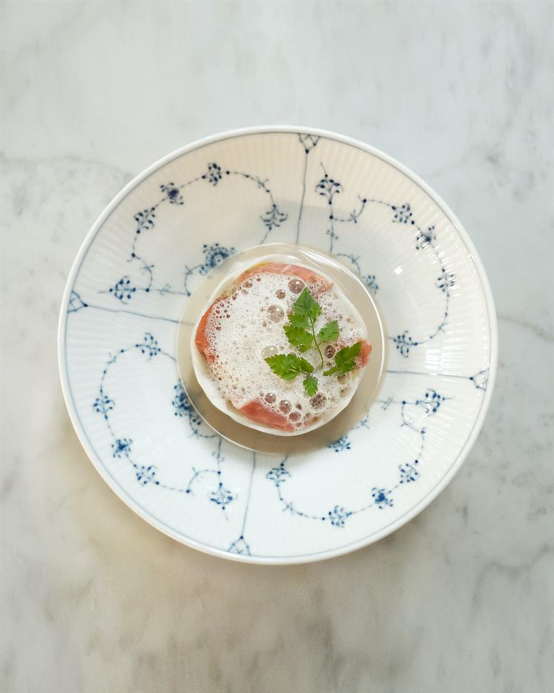 夏季限定 - 綠竹筍搭松露蕈菇炒蛋與伊比利火腿