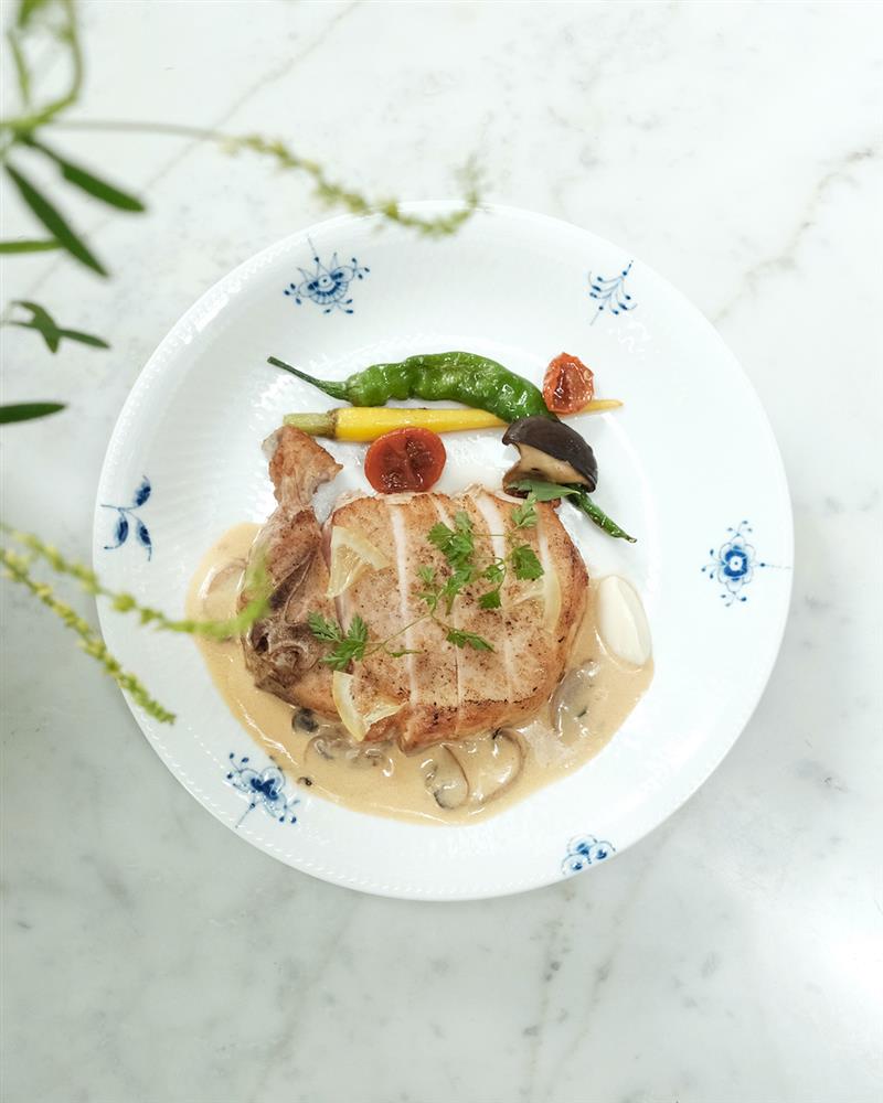 夏季限定 - 葛瑪蘭黑豬佐香草檸檬奶油醬汁