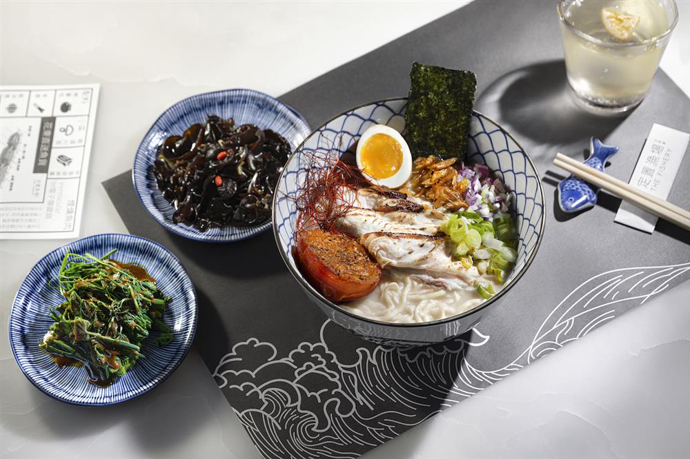 炙燒魚片魚湯拉麵套餐_1