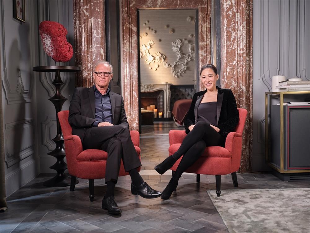 (左)荷蘭國際級建築藝術家Tom Postma (右) 珠寶藝術家Cindy Chao (左)荷蘭國際級建築藝術家Tom Postma (右) 珠寶藝術家Cindy Chao