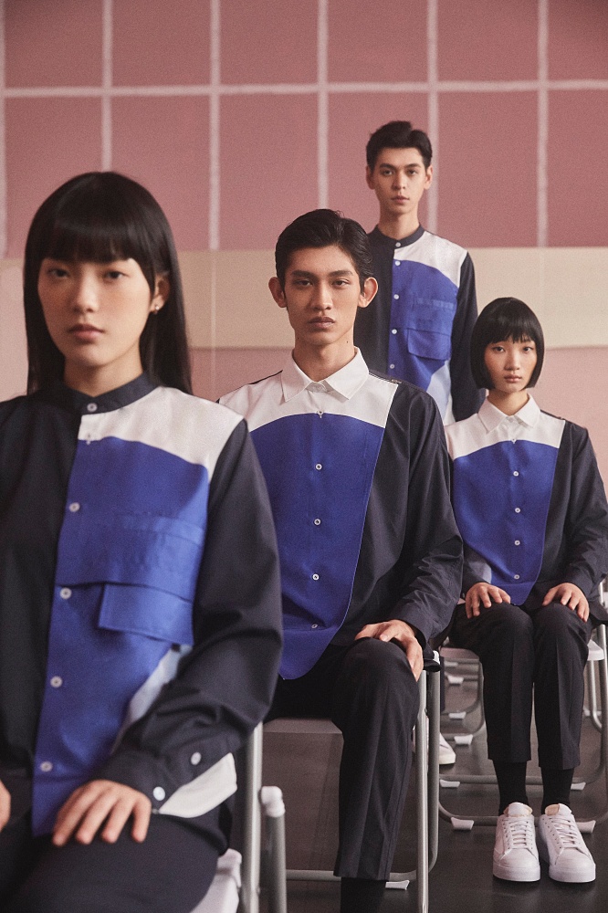 小檔周裕穎巧妙運用方塊、球型與幾何線條打造自由、奔放的當代時尚制服 (4) 小檔周裕穎巧妙運用方塊、球型與幾何線條打造自由、奔放的當代時尚制服 (4)