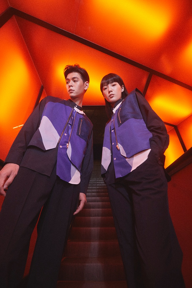 小檔周裕穎巧妙運用方塊、球型與幾何線條打造自由、奔放的當代時尚制服 (6) 小檔周裕穎巧妙運用方塊、球型與幾何線條打造自由、奔放的當代時尚制服 (6)