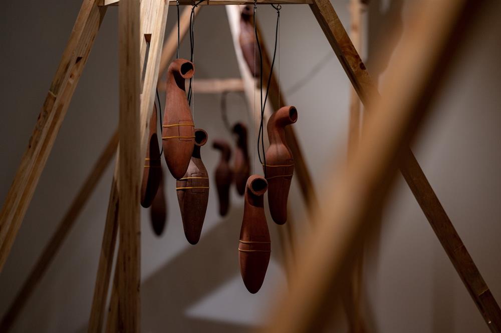 蔡咅璟,《山麻雀之歌》人工鳥巢裝置,2022 (1) 蔡咅璟,《山麻雀之歌》人工鳥巢裝置,2022 (1)