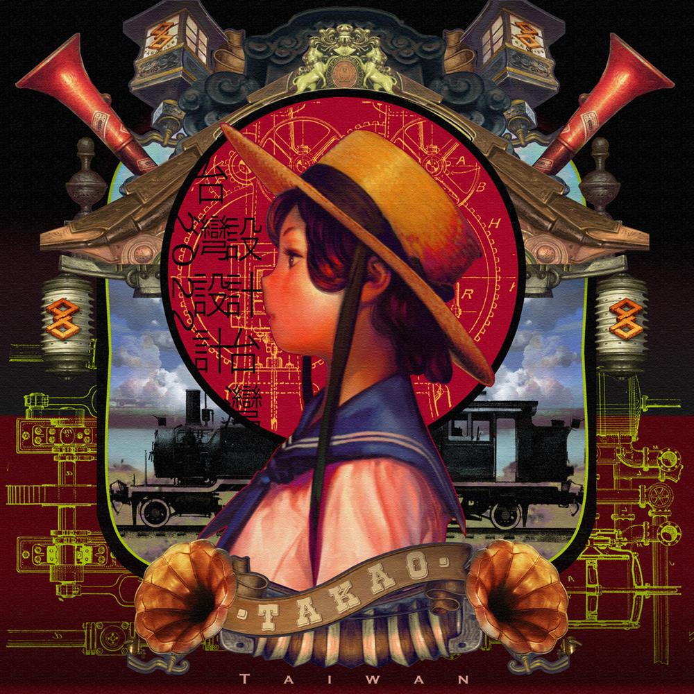 擅長蒸汽龐克畫風的氫酸鉀以細膩筆觸描繪蒸汽火車與水手服少女