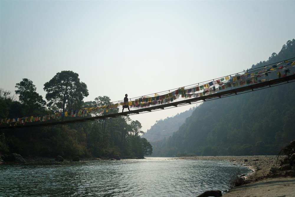 安縵喀拉不丹Amankora, Bhutan – Accommodation, Punakha lodge, Mo Chhu River lodge suspension bridge_17454