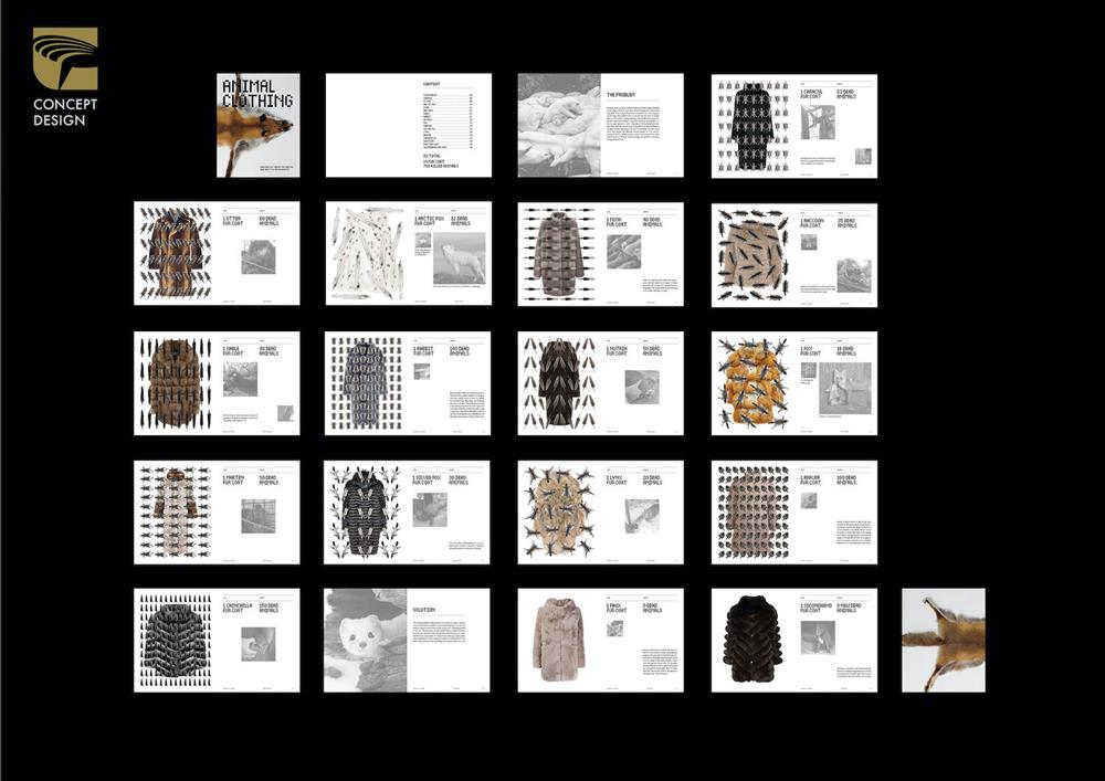 2022金點概念設計獎標章得主：「ANIMAL CLOTHING」（Vikoria Ivanova／俄羅斯／傳達設計類）