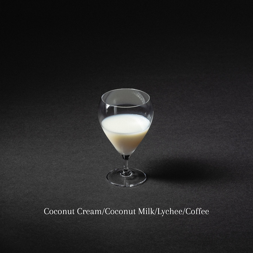 小檔Coconut Cream椰漿:Coconut Milk椰奶:Lychee荔枝:Coffee咖啡