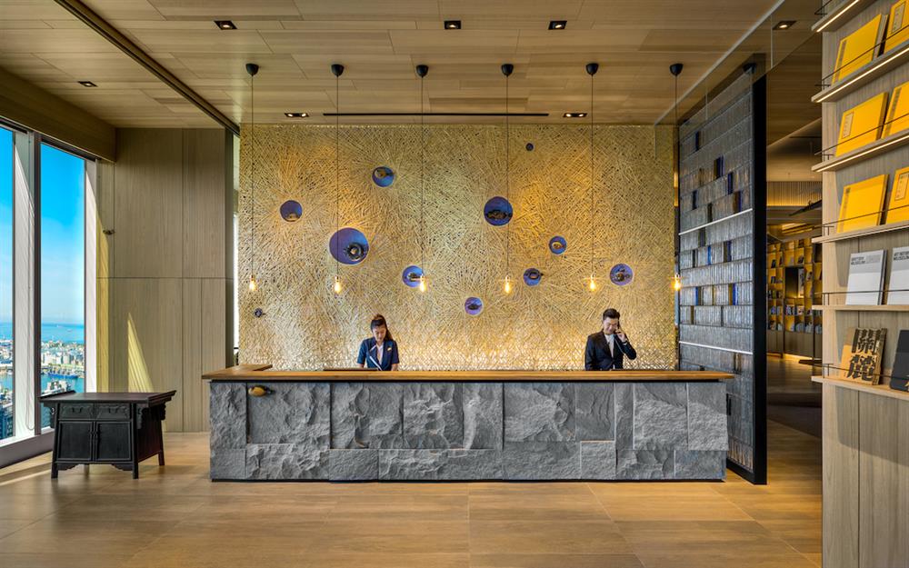 承億酒店 25樓大廳 閱讀廣場櫃檯 (1)