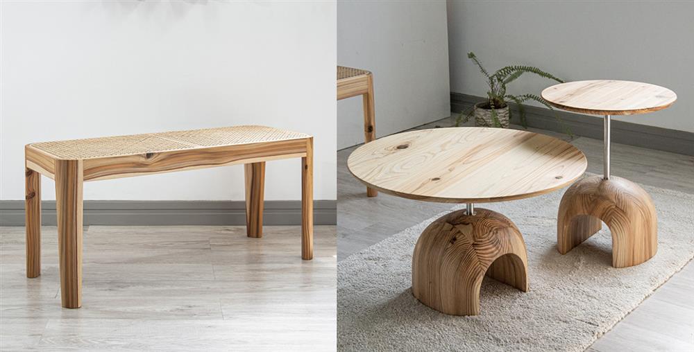 M&O_土與木之間_長凳_Arch系列邊桌、咖啡桌