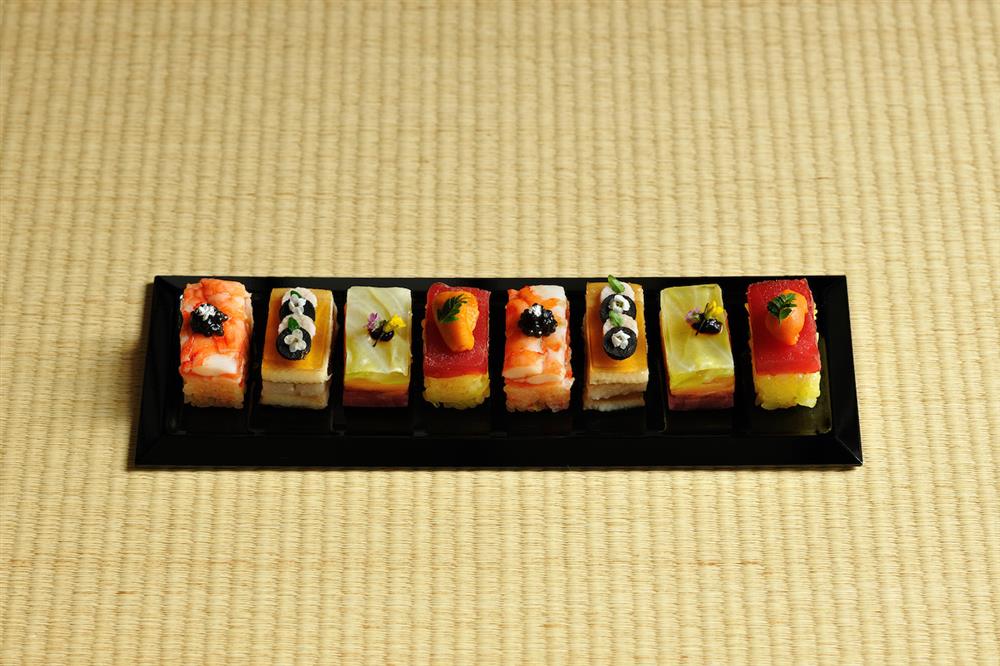 【虹夕諾雅 東京】點心 押壽司（2）