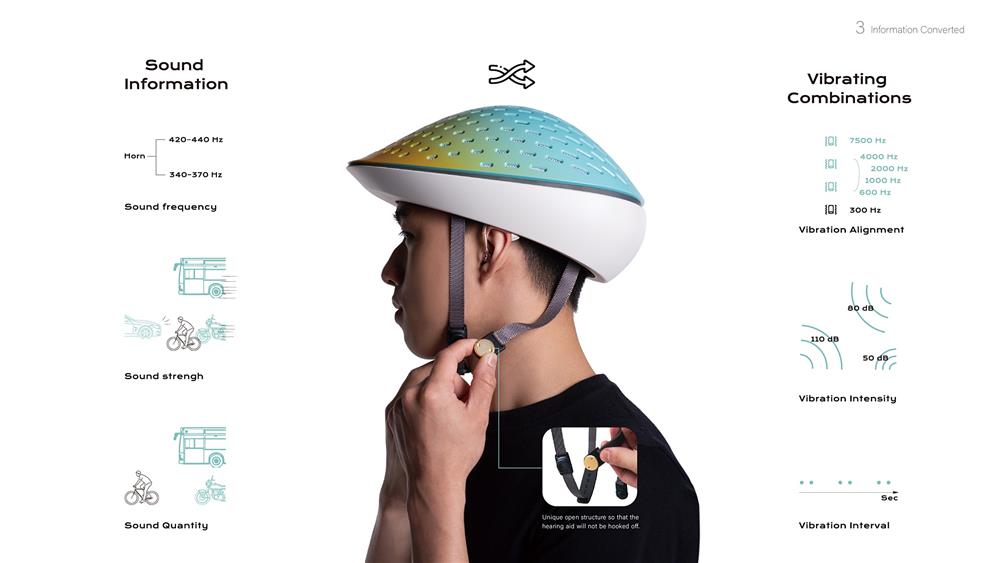 Dyson於今(7)日公布今年度James Dyson設計大獎初賽結果，實踐大學工業產品設計系陳岳峯以專為聽障朋友量身打造的安全帽，成功奪得今年度台灣地區賽冠軍。