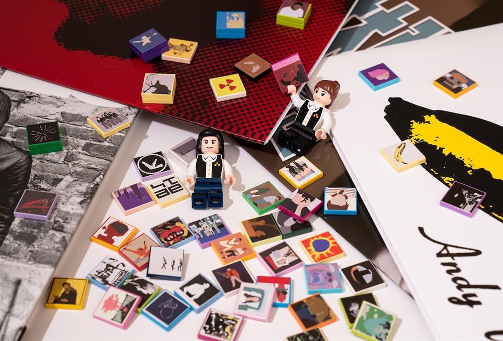 誠品音樂館微縮積木場景組內含60張超Q迷你黑膠(1)