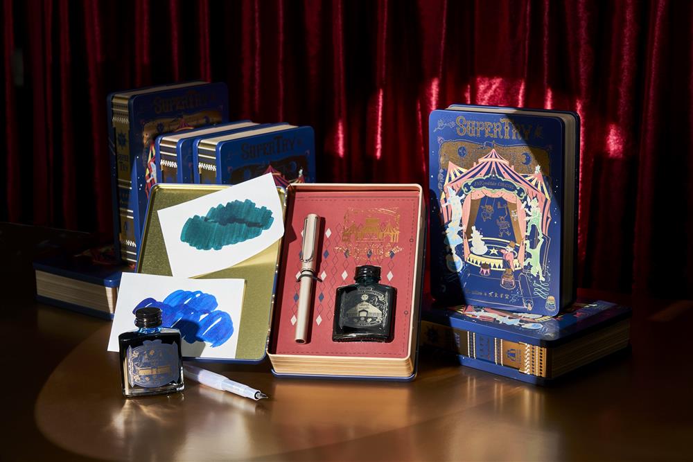 誠品書店歷來最大規模書寫工具策展「書寫超試」九ポ堂X 藍濃道具屋墨水禮盒 l 誠品書店「書寫超試」大展