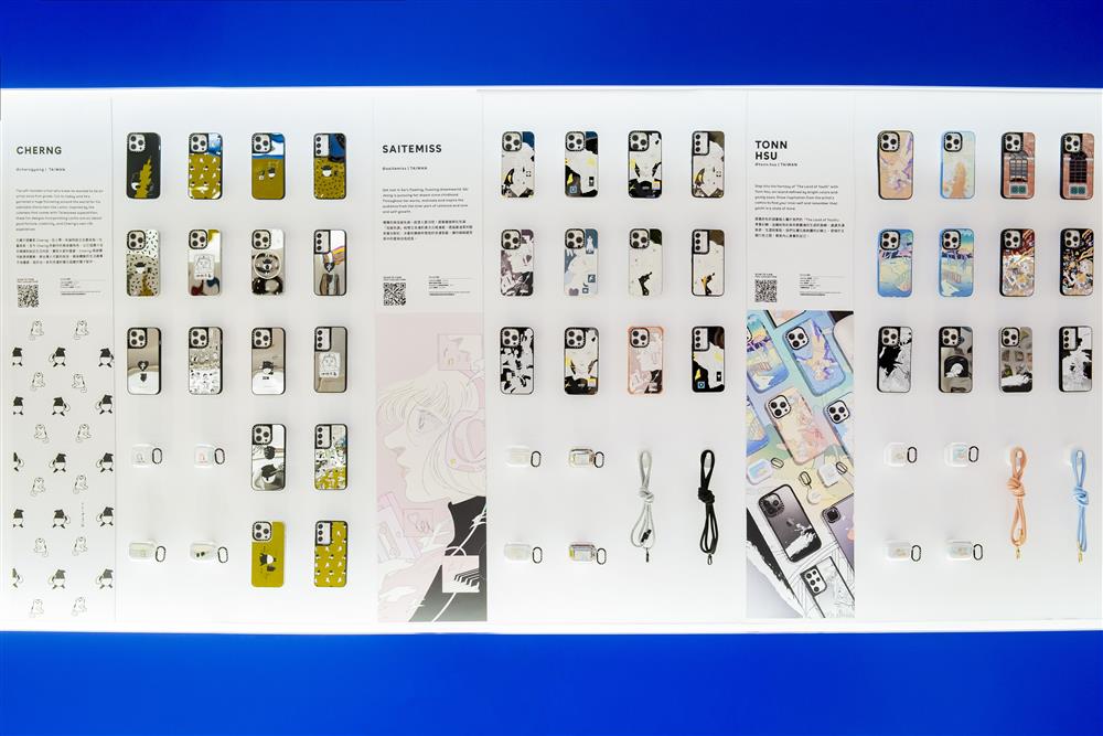 CASETiFY STUDiO 店內展示來自台灣藝術家的設計 CASETiFY STUDiO 店內展示來自台灣藝術家的設計