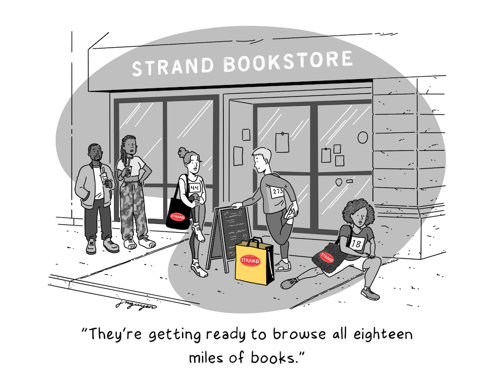 Bottega Veneta The Strand - The New Yorker Cartoon 05 Bookstore
